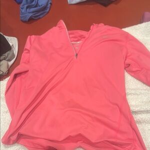 Nike Pink Half-Zip Pullover